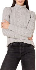 Women’s Fisherman Cable Turtleneck Sweater (Available in Plus Size)